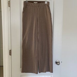 MAX STUDIO Women's London Pants in Brown and Cream